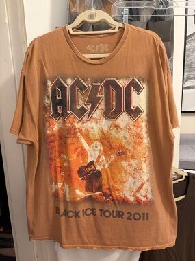Urban Outfitters AC/DC Black Ice Tour 2011 Graphic Band Tee
